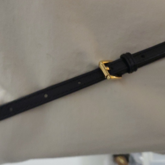 NWT Michael Kors JET SET TRAVEL Double Gusset Crossbody Pebble BLACK -Firm Price - Picture 6 of 15